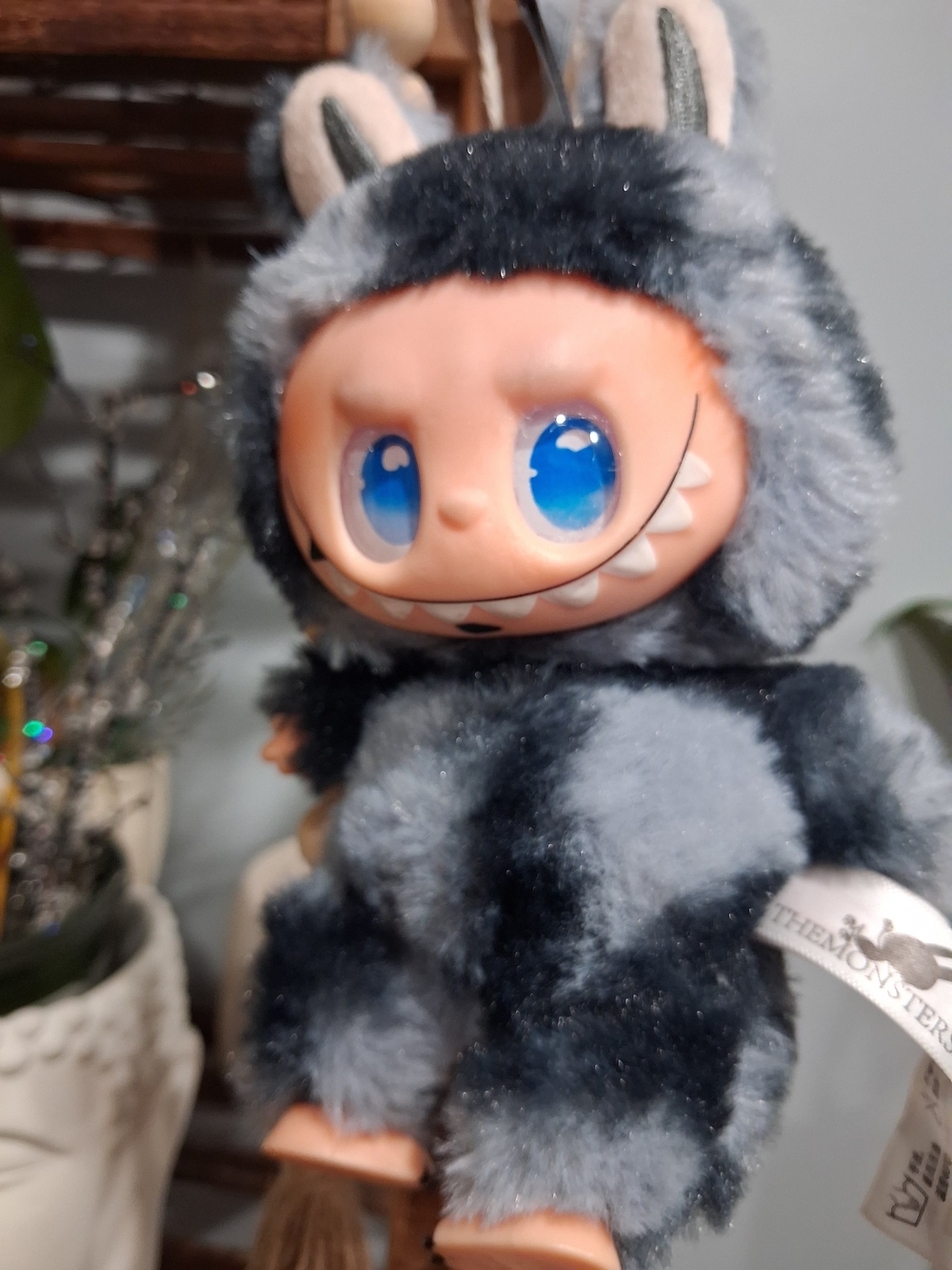 The Monsterous Blue Plush Character Doll - Gray & Blue Kids Toy